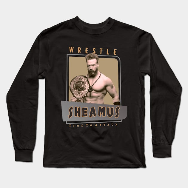 sheamus Long Sleeve T-Shirt by JackRendang